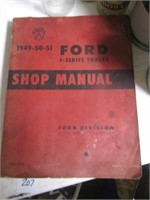 1949-50-51 Ford F-Series Truck Shop Manual