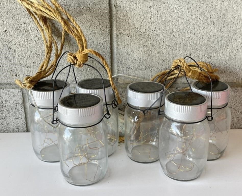 Solar String Lights in Jars (6)
