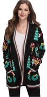 For G and PL Womens Cardigan Winter Ugly Christmas