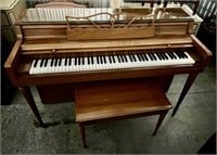 WURLITER WALNUT PIANO BENCH