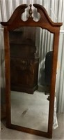 TALL WOOD MIRROR