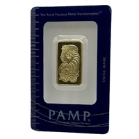 1/2oz Gold Pamp Suisse Lady Fortuna Assay