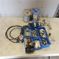 Gear Clamps, Misc Plumbing Fittings, Fencing Wire