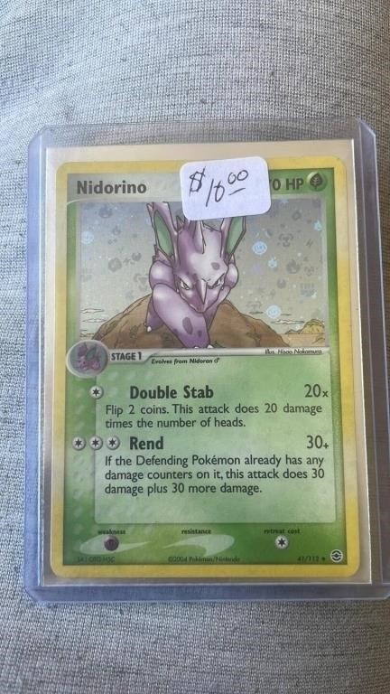 Pokemon Card - Nidorino EX FireRed & LeafGreen