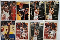 Lot of 8 Dennis Rodman Basketball Cards!