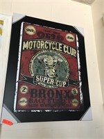 Bronx Motorcycle Club Picture - 30" x 37" - $187