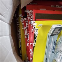 Big box of used Legal Hanging File Folders