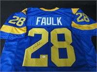 Marshall Faulk Signed Jersey VSA COA