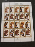 # 2976-79 - 1995 32c Carousel Horses Sheet