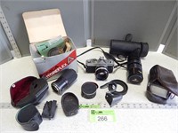 Konica camera and accessories