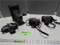 Antique and vintage cameras