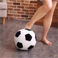 Plush Soccer Balls Fluffy Stuffed Soccer Ball
