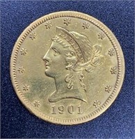 1901-S Liberty Head Variety 2 $10 Gold Coin