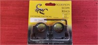 Extreme Tactical Scorpion 1in medium scope rings