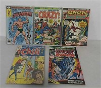 Five Marvel comics