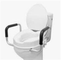 Pepe - Toilet Seat Riser With Handles (4"),