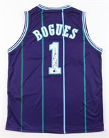 Muggsy Bogues Signed Jersey (Beckett)