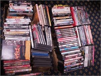 Two boxes of DVD movies