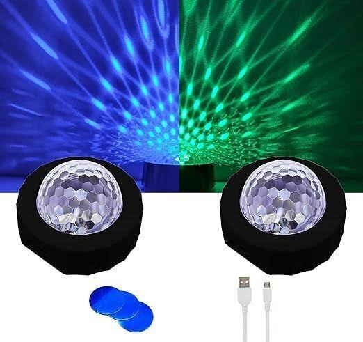 40$-Car Interior DJ Ball Light with Sound