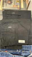 Black Wrangler, cargo pants size 3232