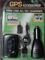 GPS accessory mini USB AC DC charger new in