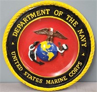 Department of the Navy Marine Corps Metal Wall
