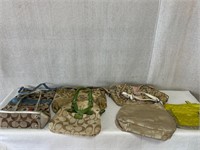 7pc Coach Style Assorted Purses