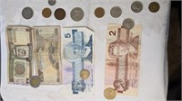 Foreign currency  and coins