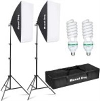 MOUNTDOG Softbox Lighting Kit Photography Studio