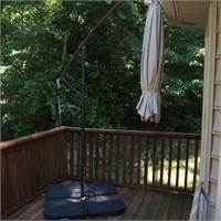 Deck/Patio Umbrella and Stand