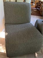 Armless Upholstered Chair , 1 of 3 see lots 294