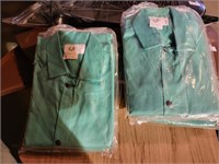 6 cotton work shirts medium