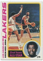 Great 1978-79 Topps Kareem Abdul-Jabbar All-Star