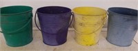 4 6in. Metal Buckets