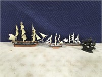 Lot of Model Ships