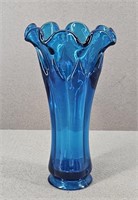 Bluenique MCM Slag Handerchief Vase