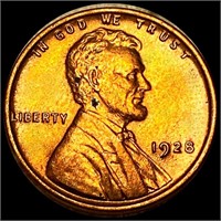 1928 Lincoln Wheat Penny UNCIRCULATED RED