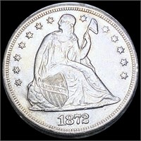 1872 Seated Liberty Dollar CLOSELY UNCIRCULATED