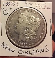 1889 O New Orleans Morgan US Silver Dollar