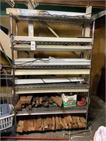 6-Tiered Mobile Wire Shelving Unit