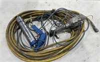 Air Hose, Air Grease Gun & Trouble Light