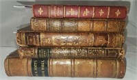 Lot of 5 antique hard back books