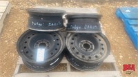 4 - Rims of Dodge Dakota Truck