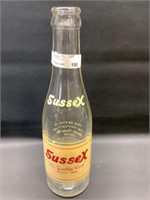 Vtg Sussex Gingerale pop bottle 8.75"h