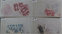 US Airmail Stamps FACE VALUE $70+ in glassines, mi