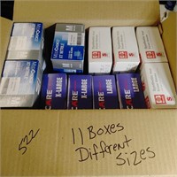 11 NEW  BOXES OF NITRILE GLOVES  S - XL