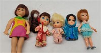 (5) Vintage Dolls Chris, Hasbro, Mattel+