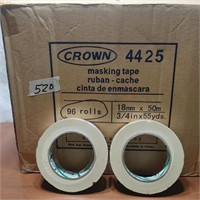 NEW CASE OF 96 COUNT MASKING TAPE