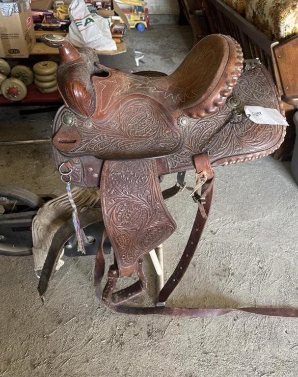 Simoo 14 1/2" Western Pleasure Saddle