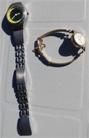 Pair Of Ladies Analog Wrist Watches Classic &